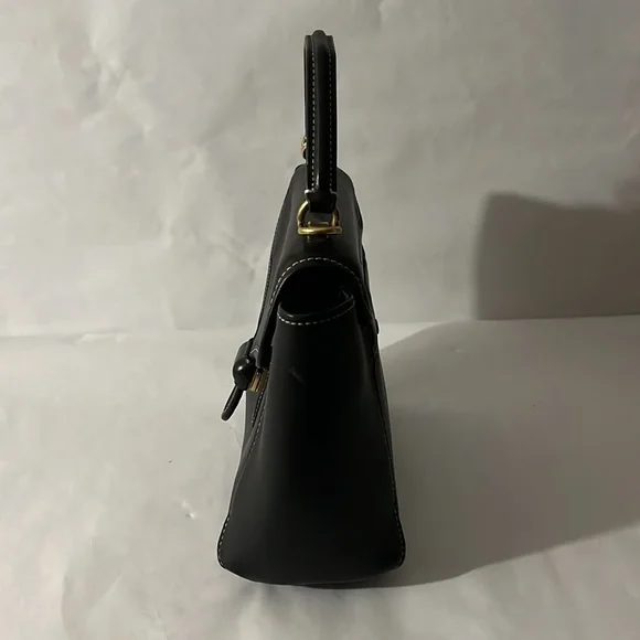 Coach Courier Carryall Black Glovetanned Leather Handle & Shoulder Bag - Picture 5 of 12